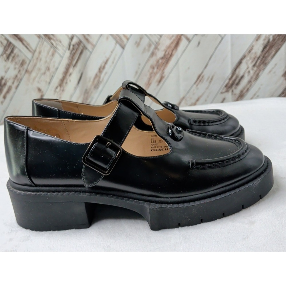 Coach Liv Mary Jane Shoes in Black‎ - Picture 8 of 10
